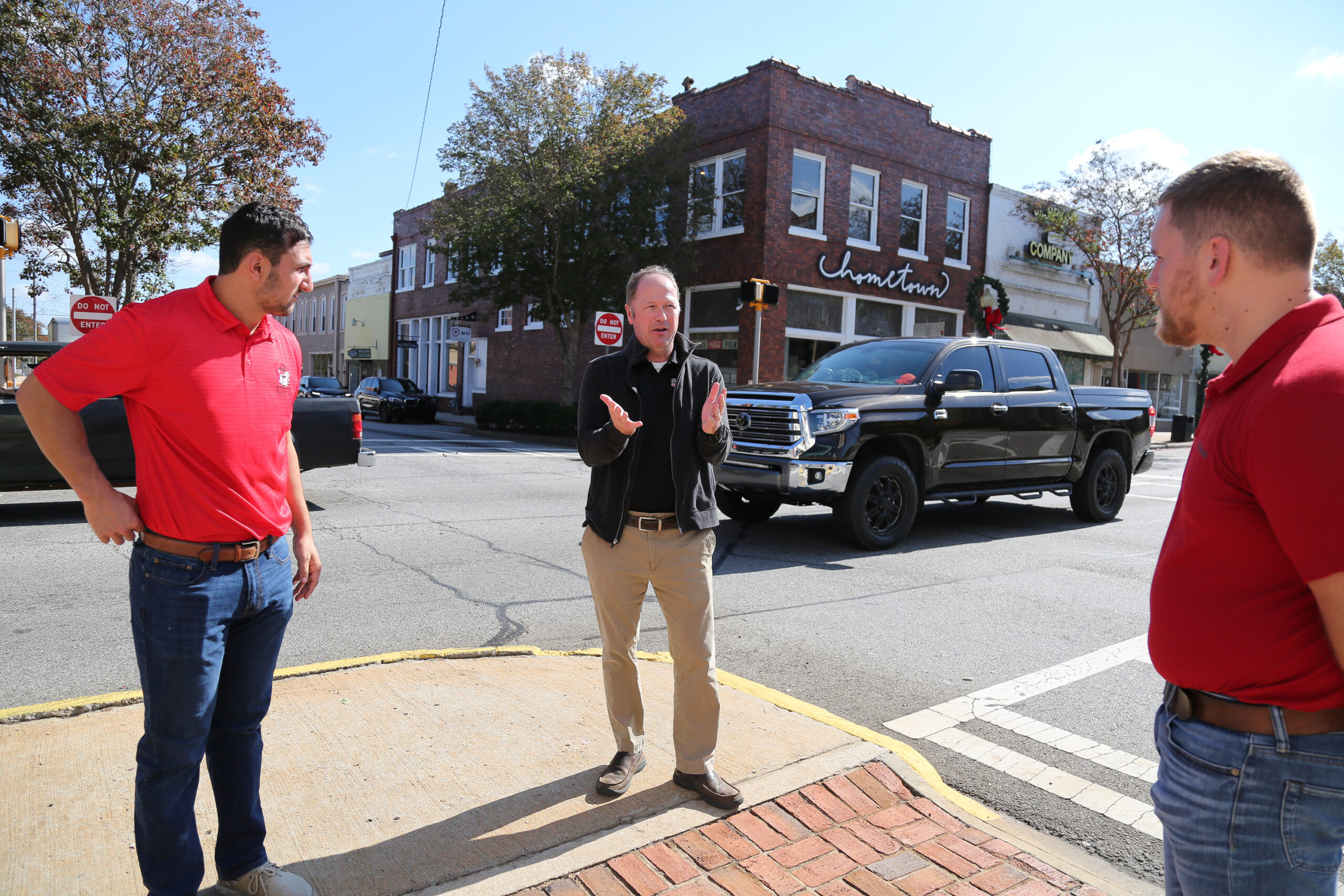 Engineering student visits Thomaston, a CRC community, to work o