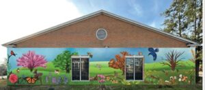 Mural on wall